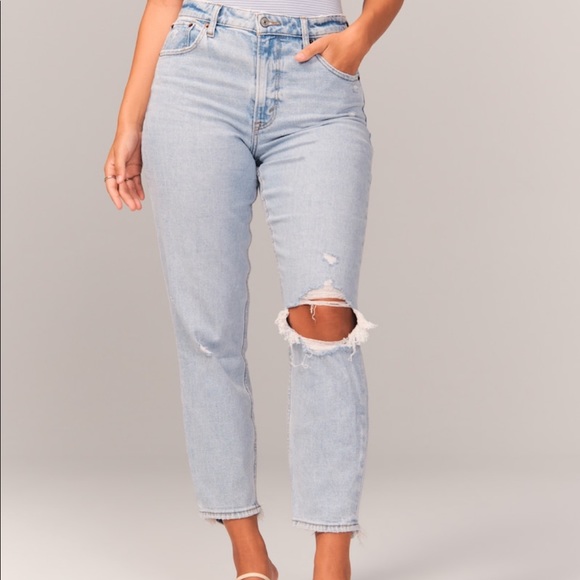 Abercrombie Curve Love Mom Jeans size 27short - Picture 3 of 11